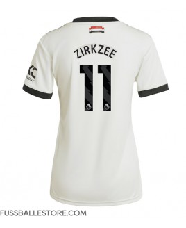 Günstige Manchester United Joshua Zirkzee #11 3rd trikot Damen 2024-25 Kurzarm